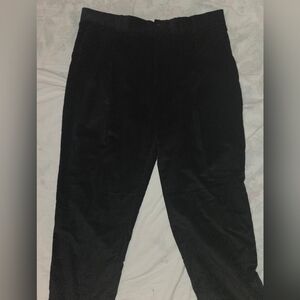 Mr P. Black Corduroy Pants 95% Cotton 5% Cashmere.  38x30.7